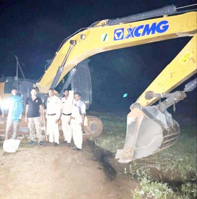 खनिज विभाग द्वारा की गई अवैध उत्खनन के विरूद्ध कार्रवाई