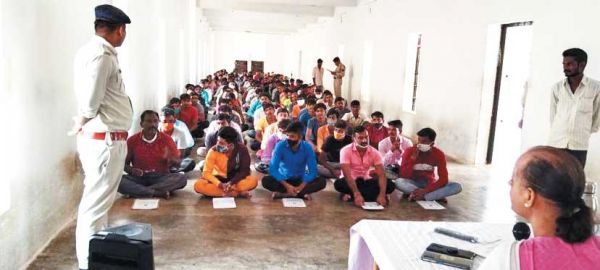 उपजेल में विधिक साक्षरता शिविर