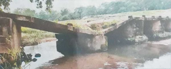 कभी भी ढह सकता है पाड़ादाह-बल्दाकछार के बीच बना पुल 
