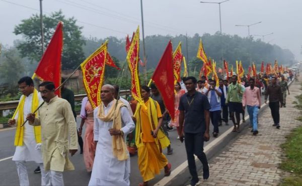 पीसीसी अध्यक्ष मरकाम की पदयात्रा शुरू