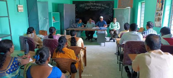 संकुल केंद्र हरदीभाटा व देवपुर में बैठक सह कार्यशाला