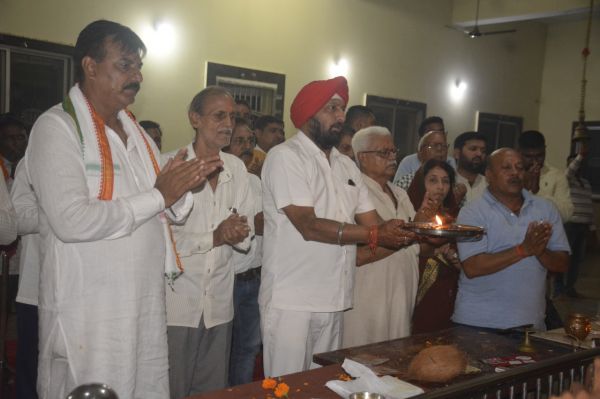 बालाजी मंदिर में हुआ हनुमान चालीसा पाठ