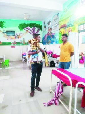 एसडीएम ने किया पोषण पुनर्वास केंद्र का निरीक्षण