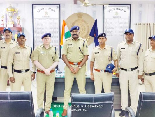 पीसीआर एवं चीता स्क्वाड के जवान अब नए लुक मेें, कैप का रंग बदला