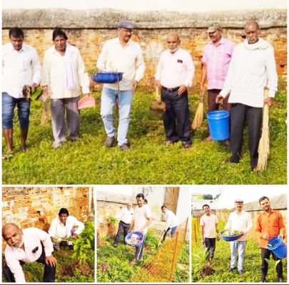 गांधी जयंती पर स्वच्छता अभियान चलाया