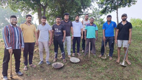 भाजयुमो ने दिया स्वच्छता का संदेश