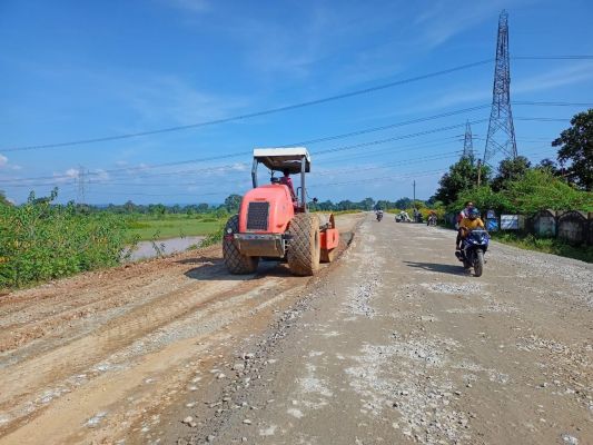कुनकुरी, लवाकेरा एवं बंदरचुआ, दोकड़ा राजमार्ग  में निर्माण कार्य हो रहा तेजी से