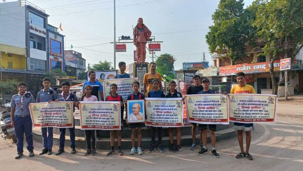 नवचेतना युवा मंच ने धार्मिक आयोजनों पर नशा न करने की अपील