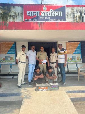 बैटरी-डीजल चोरी, दो बंदी