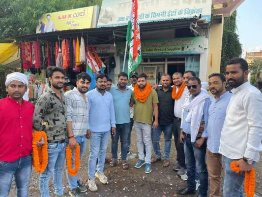 युवक कांग्रेस चुनाव : बृजेश ने जिला अध्यक्ष पद पर जीत दर्ज की