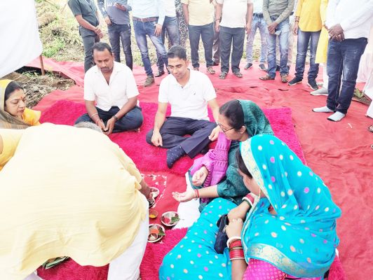 कोरिया में 24 साल बाद पत्रकार भवन बनेगा, भूमिपूजन