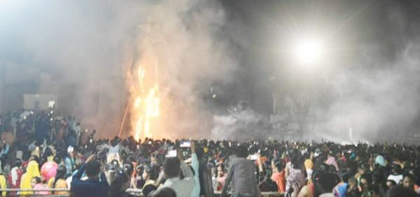 ज्योत जंवारा, दुर्गा प्रतिमाओं का विसर्जन, रावण दहन देखने उमड़ा जनसैलाब