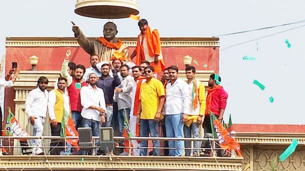 नवनियुक्त भाजयुमो प्रदेशाध्यक्ष के जिले में प्रथम आगमन पर स्वागत-अभिनन्दन