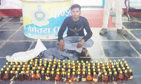 205 पौवा शराब जब्त