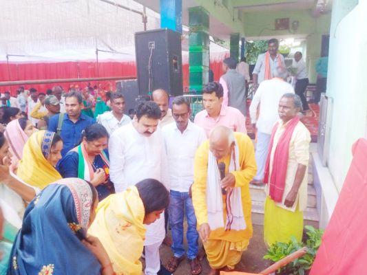 मधुबन में यादव सामुदायिक भवन का भूमिपूजन