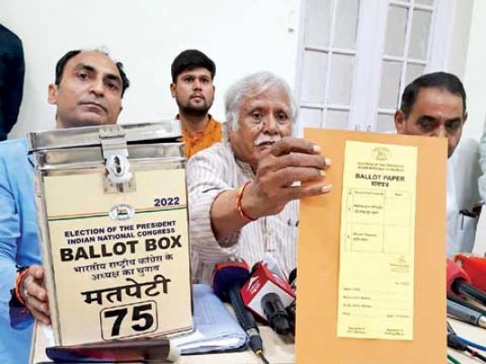 दलवई मतपत्र-पेटी लेकर 16 को आएंगे, अध्यक्ष के लिए मतदान 17 को