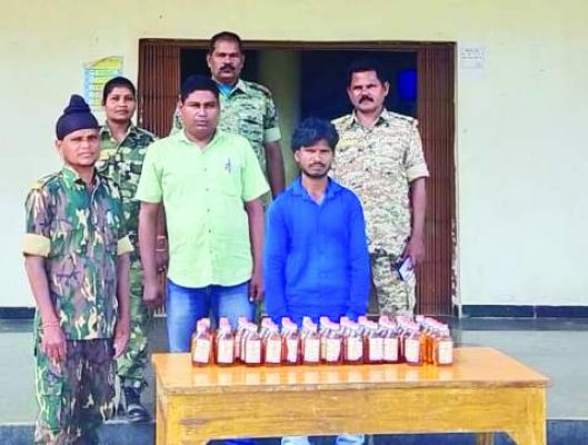 ओडिशा की शराब संग 1 बंदी