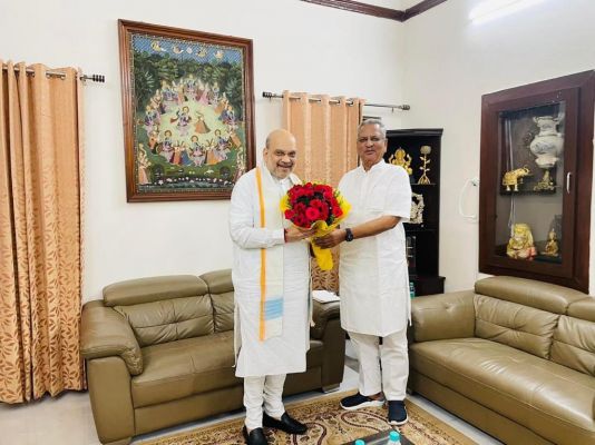 अमित शाह से चर्चा के बाद ओम माथूर नवम्बर में रायपुर आएंगे