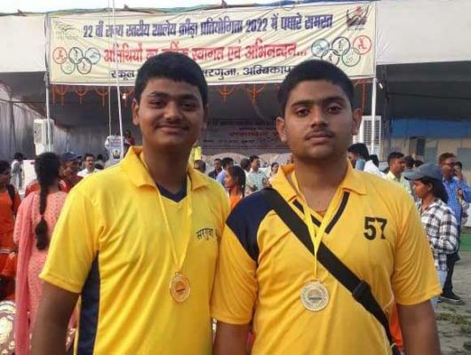 आकाश-आदित्य को वुडबॉल डबल्स में गोल्ड