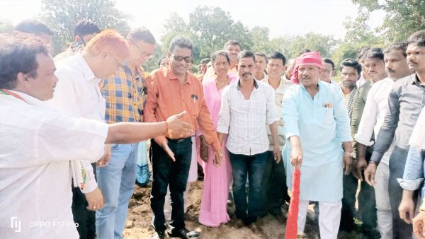 संसदीय सचिव मंडावी ने रखी उपकेन्द्र की आधारशिला