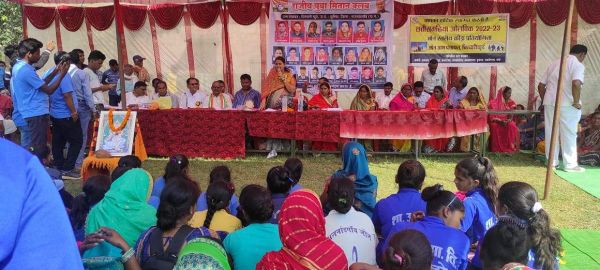 जोन स्तरीय स्पर्धा का खुज्जी विधायक ने किया शुभारंभ