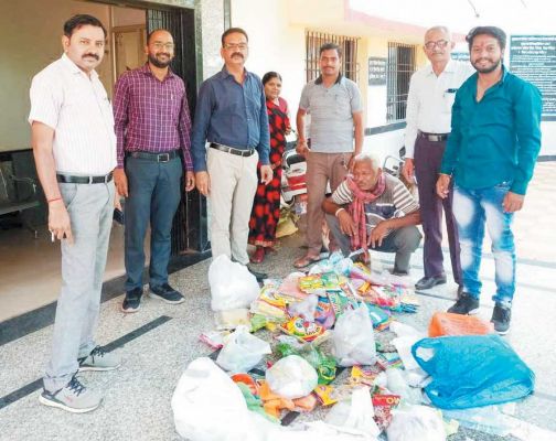 16 दुकानों पर सिंगल यूज प्लास्टिक पर की चलानी कार्रवाई