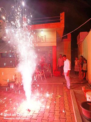 हर्ष और उल्लास के साथ अंचल में मनाया दीपावली का पर्व 