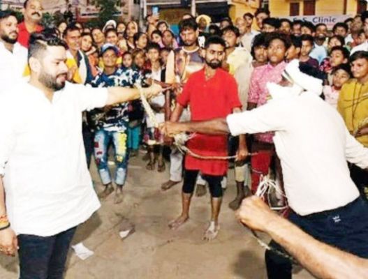 सोटा लेकर विधायक ने क्षेत्र की सुख-समृद्धि और खुशहाली की कामना की -