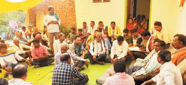 कुंभकार समाज का दीपावली मिलन समारोह