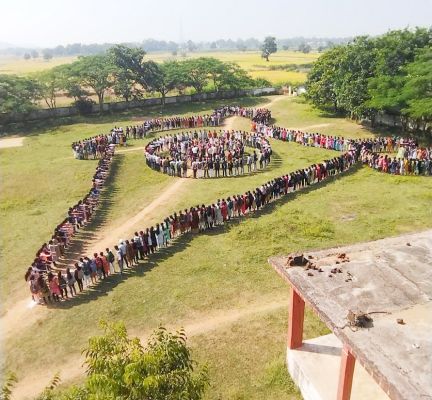 महाविद्यालय में राष्ट्रीय एकता दिवस का आयोजन, छात्र-छात्राओं ने ली शपथ
