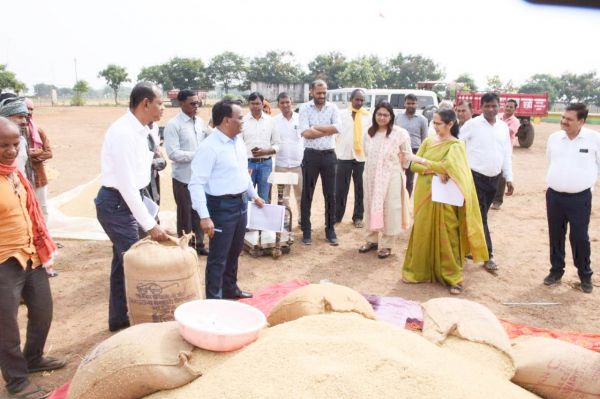 हर शनिवार को कलेक्टर देंगे प्रभारी सचिव को धान खरीदी की रिपोर्ट