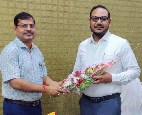 नए डीएफओ रमेश कुमार जांगड़े ने संभाला पदभार