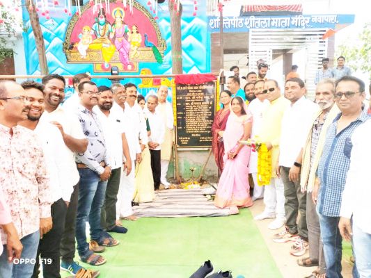 शीतला तालाब का सौंदर्यीकरण जीर्णोद्धार के लिए भूमिपूजन
