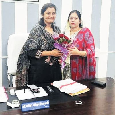 नई कलेक्टर से विधायक ने की मुलाकात