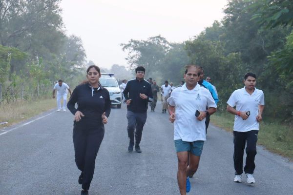 फिट काप फिट सिटी, 6 किमी दौड़ का आयोजन