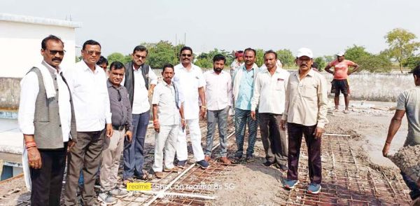 साहू समाज के पदाधिकारियों ने धर्मशाला सौन्दर्यीकरण का किया निरीक्षण