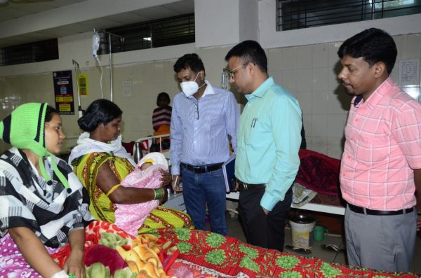 डिमरापाल मेडिकल कॉलेज अस्पताल का निरीक्षण