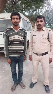 सूने मकान में चोरी, आरोपी बंदी