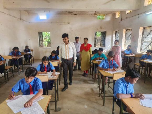 राष्ट्रीय साधन सह प्रावीण्य छात्रवृत्ति परीक्षा में 147 बच्चे हुए शामिल