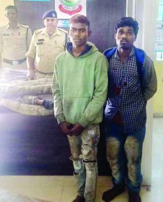 एमएसपी प्लांट के स्टोर से कॉपर पाइप चोरी, 2 गिरफ्तार