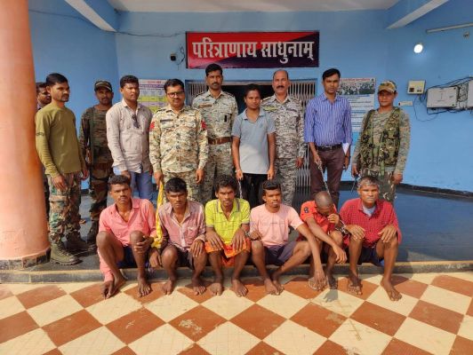 जादू टोना के शक में ग्रामीण की हत्या, 6 बंदी