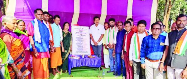 मरकाम ने किया करोड़ों के  विकास कार्यों का भूमिपूजन