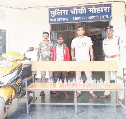 बड़ी मात्रा में शराब रखने वाला आरोपी पकड़ाया