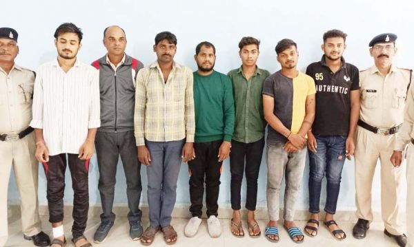 घर घुसकर मारपीट करने वाले 7 आरोपी गिरफ्तार