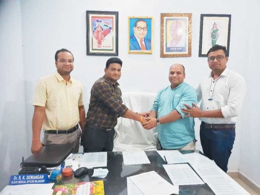  बिलाईगढ़ बीएमओ ने किया पदभार ग्रहण