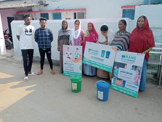 वार्डों में स्वच्छता जागरूकता अभियान 