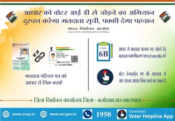  आसानी से करें  वोटर आईडी को आधार से लिंक