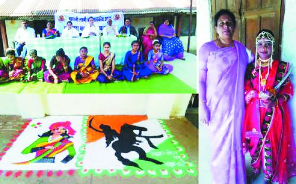 एमएलबी स्कूल में मनी लक्ष्मीबाई व इंदिरा जयंती