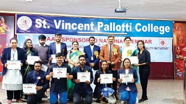 सेंट विंसेंट पैलोटी कॉलेज में दो दिवसीय नेक स्पॉन्र्स नेशनल सेमिनार का समापन