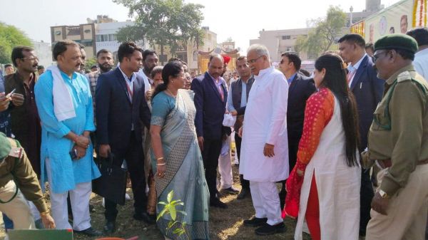 मुख्यमंत्री बघेल ने किया कृष्ण कुंज का लोकार्पण